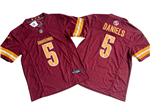 Washington Commanders #5 Jayden Daniels Burgundy Vapor F.U.S.E. Limited Jersey