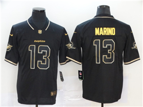 Miami Dolphins #13 Dan Marino Black Gold Vapor Limited Jersey
