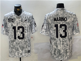 Miami Dolphins #13 Dan Marino Arctic Camo 2024 Salute To Service Limited Jersey