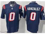 New England Patriots #0 Christian Gonzalez Navy Special Vapor F.U.S.E. Limited Jersey