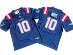 New England Patriots #10 Drake Maye Navy Vapor F.U.S.E. Limited Jersey