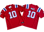 New England Patriots #10 Drake Maye Red Vapor F.U.S.E. Limited Jersey