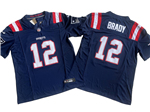New England Patriots #12 Tom Brady Navy Vapor F.U.S.E. Limited Jersey