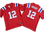 New England Patriots #12 Tom Brady Red Vapor F.U.S.E. Limited Jersey