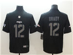 New England Patriots #12 Tom Brady Black Vapor Impact Limited Jersey