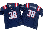 New England Patriots #38 Rhamondre Stevenson Navy Vapor F.U.S.E. Limited Jersey