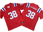 New England Patriots #38 Rhamondre Stevenson Red Vapor F.U.S.E. Limited Jersey