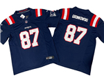 New England Patriots #87 Rob Gronkowski Navy Vapor F.U.S.E. Limited Jersey