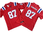 New England Patriots #87 Rob Gronkowski Red Vapor F.U.S.E. Limited Jersey