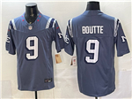 New England Patriots #9 Kayshon Boutte Storm Blue Rivalries Vapor F.U.S.E. Limited Jersey