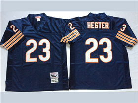 Chicago Bears #23 Devin Hester Throwback Navy Blue Jersey