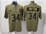 Chicago Bears #34 Walter Payton Olive 2025 Salute To Service Limited Jersey