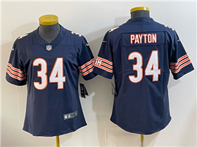 Chicago Bears #34 Walter Payton Women's Blue Vapor Limited Jersey