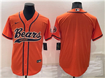 Chicago Bears Orange Baseball Cool Base Team Jersey