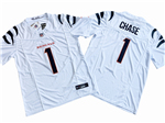 Cincinnati Bengals #1 Ja'Marr Chase White Vapor F.U.S.E. Limited Jersey
