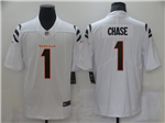 Cincinnati Bengals #1 Ja'Marr Chase White Vapor Limited Jersey