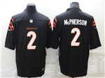 Cincinnati Bengals #2 Evan McPherson Black Vapor Limited Jersey