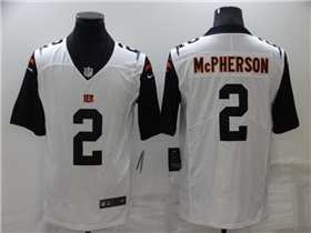 Cincinnati Bengals #2 Evan McPherson White Alternate Vapor Limited Jersey