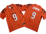 Cincinnati Bengals #9 Joe Burrow Orange Vapor F.U.S.E. Limited Jersey