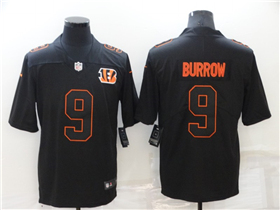 Cincinnati Bengals #9 Joe Burrow Black Vapor Limited Jersey