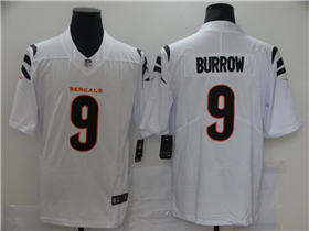 Cincinnati Bengals #9 Joe Burrow Youth White Vapor Limited Jersey