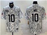 Denver Broncos #10 Bo Nix Arctic Camo 2024 Salute To Service Limited Jersey