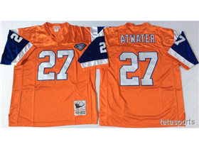 Denver Broncos #27 Steve Atwater 1994 Orange Throwback Jersey