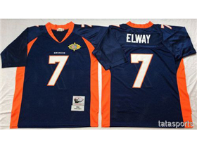 Denver Broncos #7 John Elway 1997 Throwback Blue Jersey