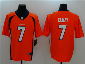 Denver Broncos #7 John Elway Orange Vapor Limited Jersey