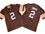 Cleveland Browns #2 Amari Cooper Brown Vapor F.U.S.E. Limited Jersey