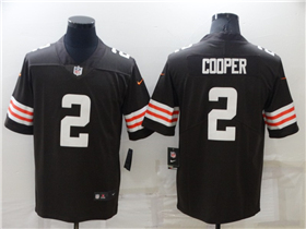 Cleveland Browns #2 Amari Cooper Brown Vapor Limited Jersey