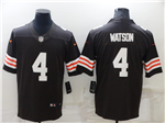 Cleveland Browns #4 Deshaun Watson Brown Vapor Limited Jersey