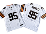 Cleveland Browns #95 Myles Garrett White Vapor F.U.S.E. Limited Jersey