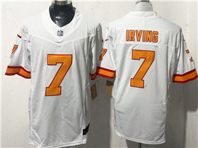 Tampa Bay Buccaneers #7 Bucky Irving White Throwback Vapor F.U.S.E. Limited Jersey