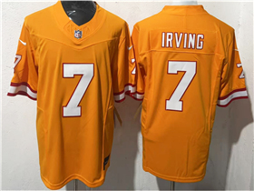 Tampa Bay Buccaneers #7 Bucky Irving Orange Throwback Vapor F.U.S.E. Limited Jersey