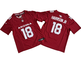 Arizona Cardinals #18 Marvin Harrison Jr. Youth Red Vapor F.U.S.E. Limited Jersey