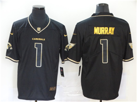 Arizona Cardinals #1 Kyler Murray Black Gold Vapor Limited Jersey