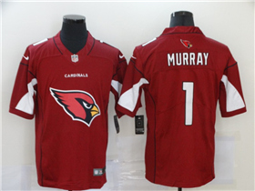 Arizona Cardinals #1 Kyler Murray Red Team Big Logo Vapor Limited Jersey