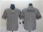 Arizona Cardinals #1 Kyler Murray Gray Gridiron Gray Limited Jersey