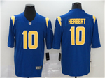 Los Angeles Chargers #10 Justin Herbert Royal Alternate Vapor Limited Jersey