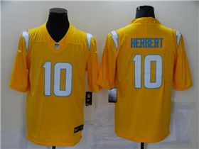 Los Angeles Chargers #10 Justin Herbert Gold Inverted Limited Jersey