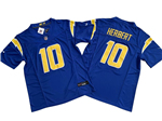 Los Angeles Chargers #10 Justin Herbert Royal Alternate Vapor F.U.S.E. Limited Jersey