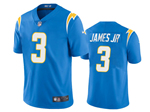 Los Angeles Chargers #3 Derwin James Jr. Powder Blue Vapor Limited Jersey