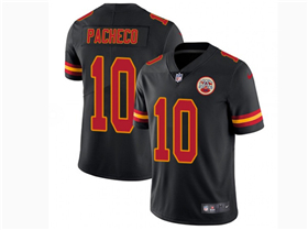 Kansas City Chiefs #10 Isaih Pacheco Black Vapor Limited Jersey