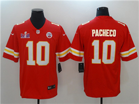 Kansas City Chiefs #10 Isaih Pacheco Red Super Bowl LVIII Limited Jersey