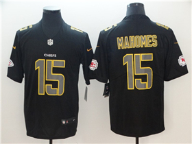 Kansas City Chiefs #15 Patrick Mahomes Black Vapor Impact Limited Jersey