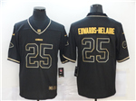 Kansas City Chiefs #25 Clyde Edwards-Helaire Black Gold Vapor Limited Jersey