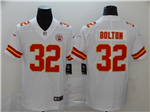 Kansas City Chiefs #32 Nick Bolton White Vapor Limited Jersey