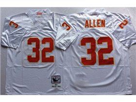 Kansas City Chiefs #32 Marcus Allen 1994 Throwback White Jersey