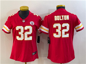 Kansas City Chiefs #32 Nick Bolton Women's Red Vapor Limited Jersey